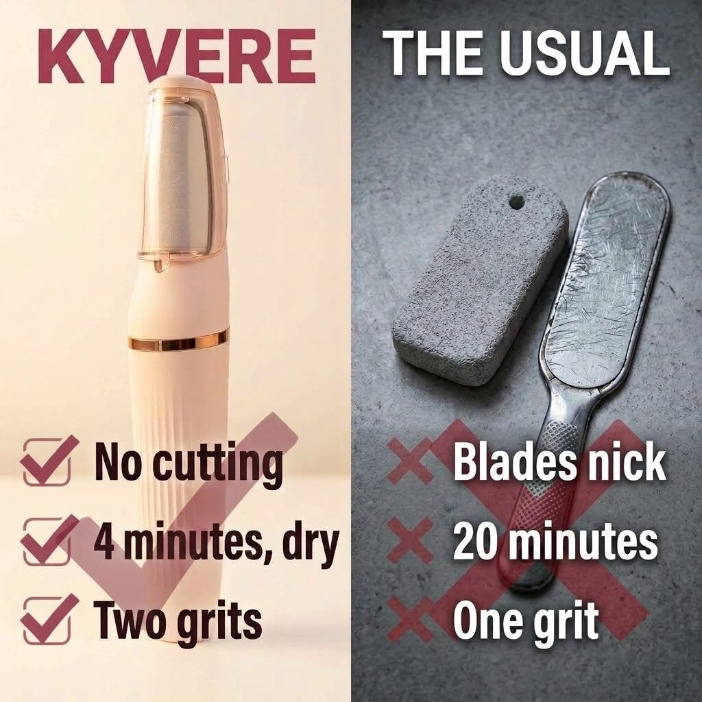 KYVÉRE Renew — Rechargeable Electric Foot Callus Remover