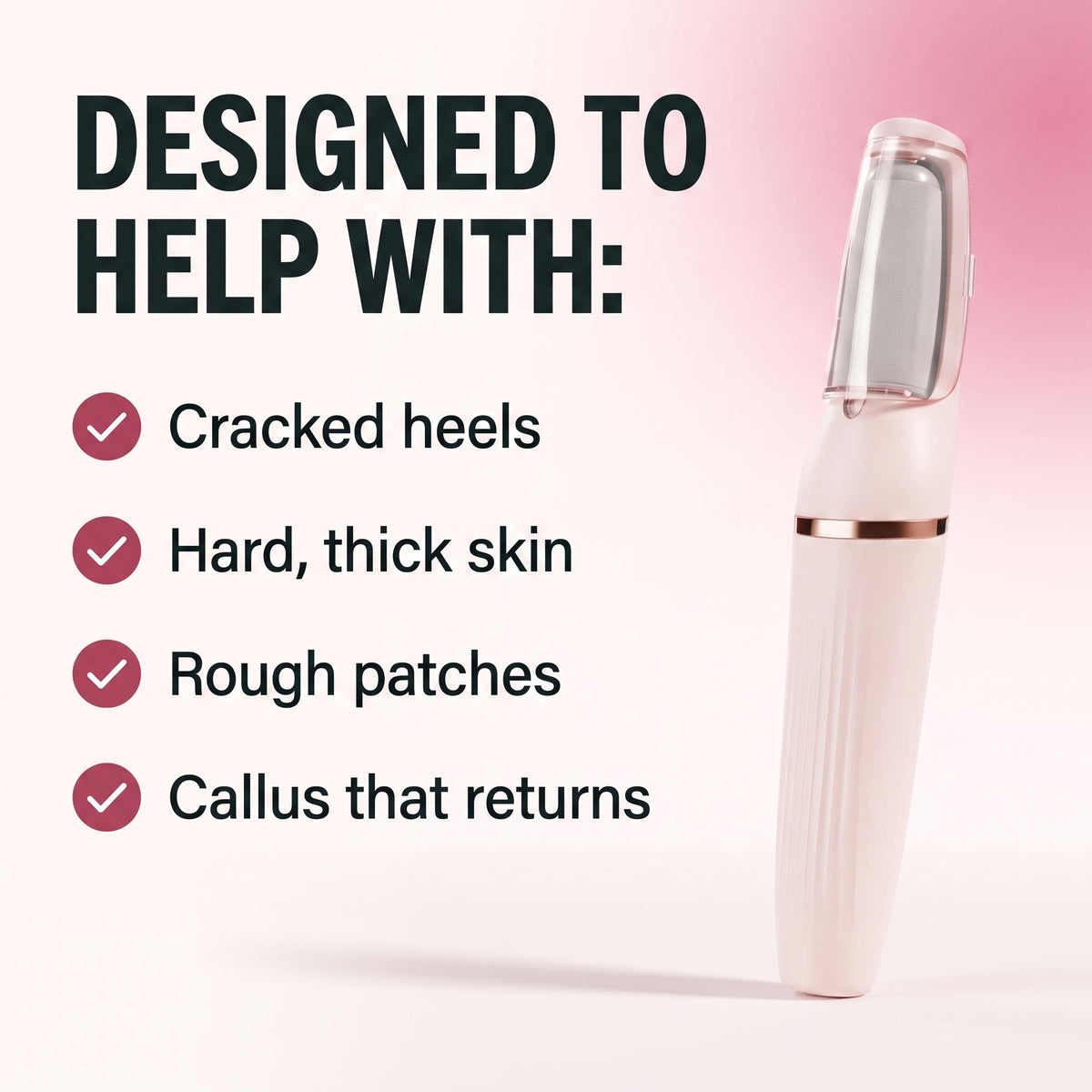 KYVÉRE Renew — Rechargeable Electric Foot Callus Remover