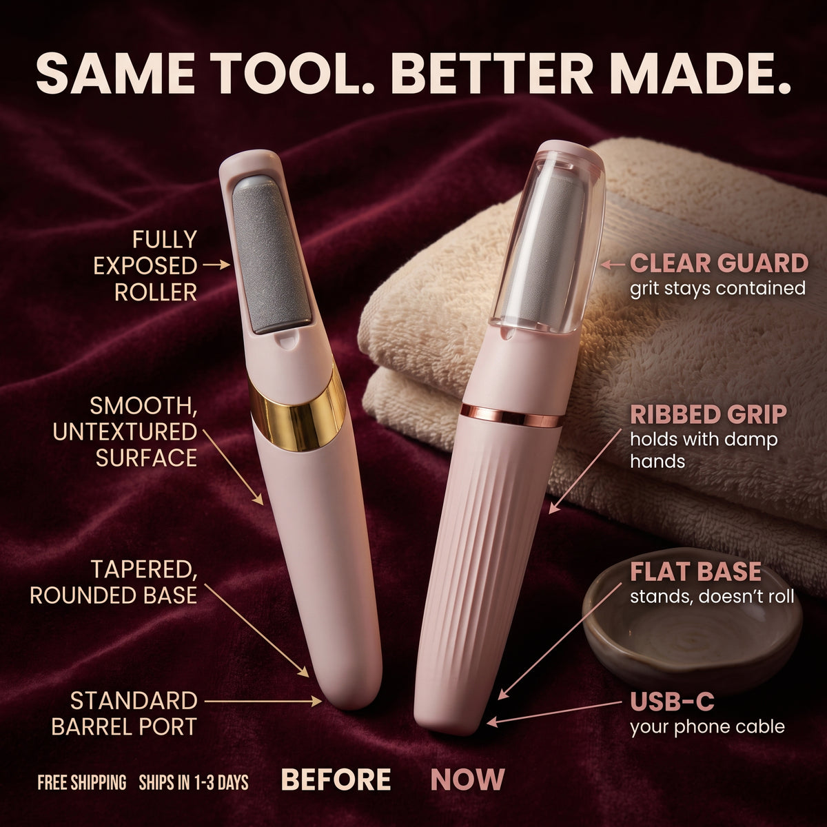 KYVÉRE Renew — Rechargeable Electric Foot Callus Remover