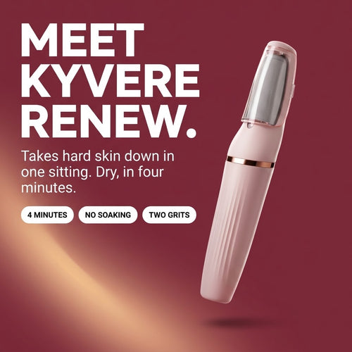 KYVÉRE Renew — Rechargeable Electric Foot Callus Remover