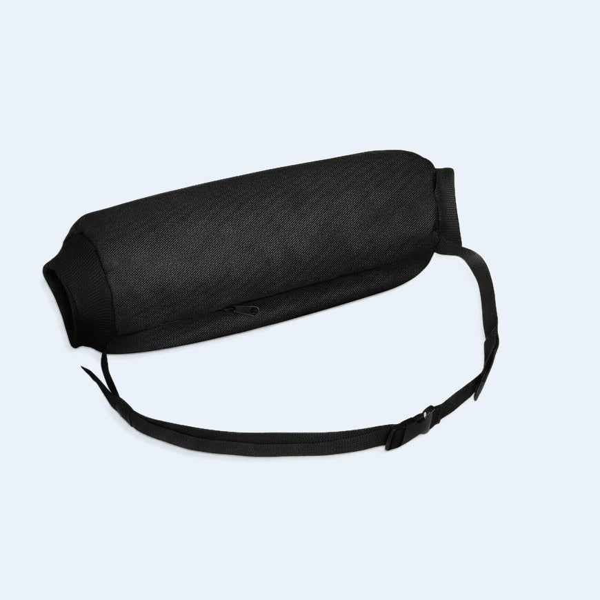 Sideline Hand Muff, black fleece-lined pouch with strap